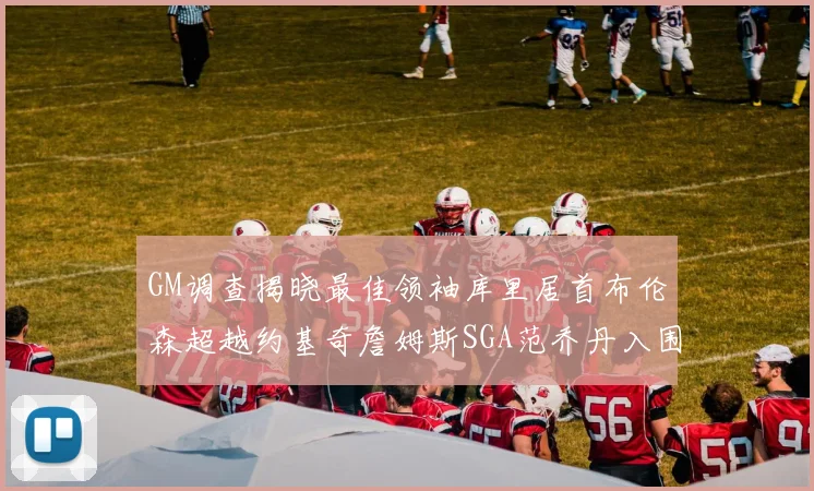 GM调查揭晓最佳领袖库里居首布伦森超越约基奇詹姆斯SGA范乔丹入围